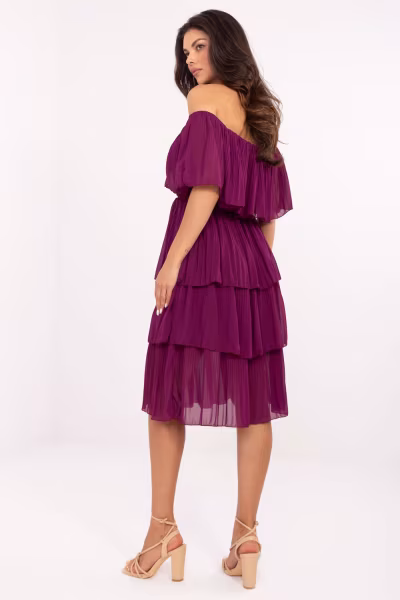 Sukienka Model TW-SK-BI-2120.69 Violet - Och Bella — zdjęcie 3