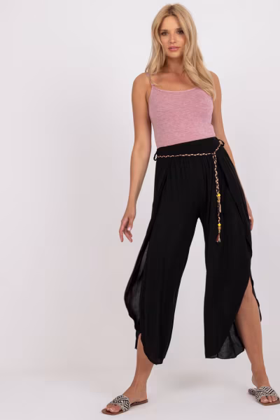 Spodnie Damskie Model TW-SP-BI-81378.24P Black - Och Bella — zdjęcie 1
