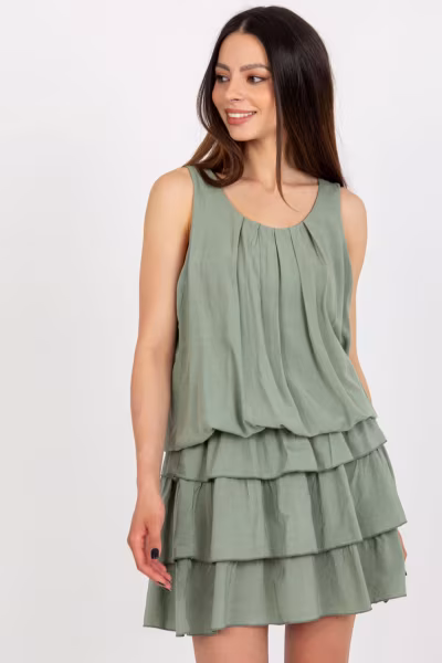 Sukienka Model TW-SK-BI-8139.44 Khaki - Och Bella — zdjęcie 1