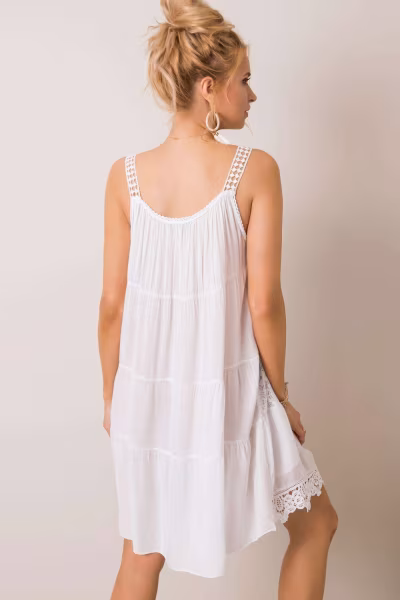 Sukienka Model TW-SK-BI-81593.28 White - Och Bella — zdjęcie 3