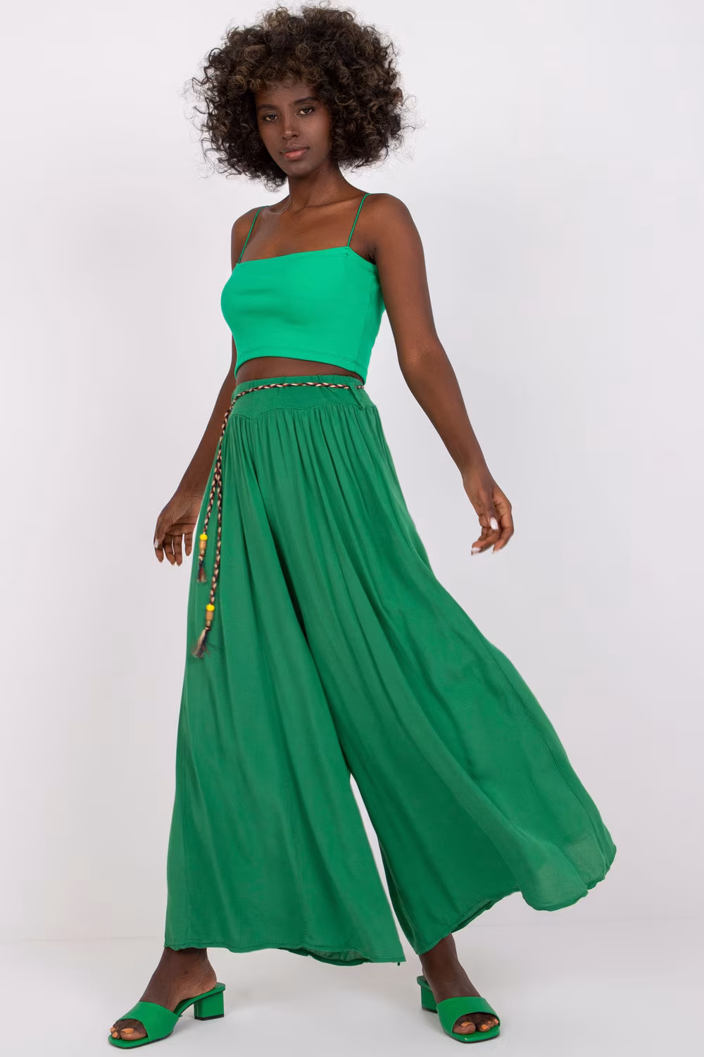 Spodnie Damskie Model TW-SP-BI-81733.14 Green - Och Bella