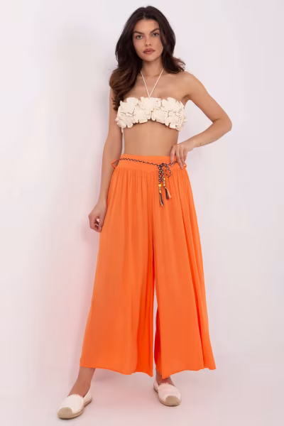 Spodnie Damskie Model TW-SP-BI-81733.14 Orange - Och Bella — zdjęcie 1