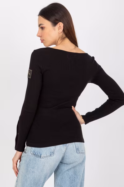 Bluzka Model TW-BZ-OB-048.08 Black - Och Bella — zdjęcie 3