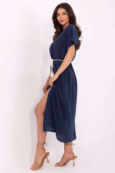 Sukienka Model TW-SK-BI-2022126.59 Navy - Och Bella — zdjęcie 2
