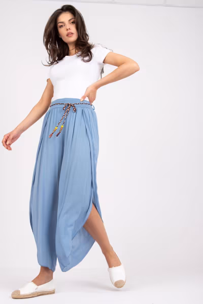 Spodnie Damskie Model TW-SP-BI-81378.24P Light Blue - Och Bella — zdjęcie 3