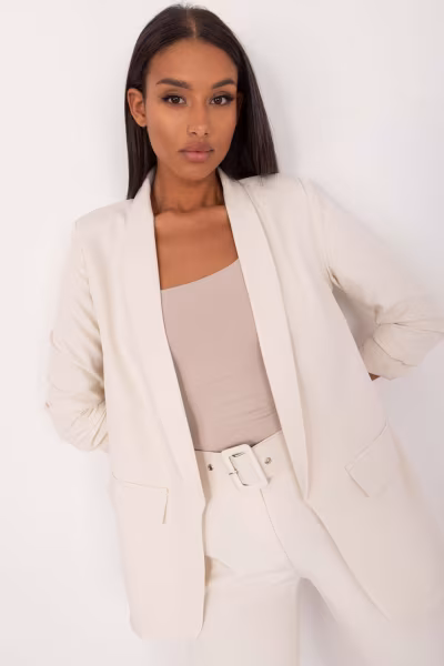 Marynarka Model TW-ZT-BI-24155a.01X Light Beige - Och Bella — zdjęcie 1