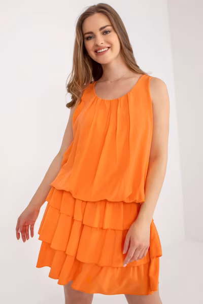 Sukienka Model TW-SK-BI-8139.44 Orange - Och Bella — zdjęcie 1