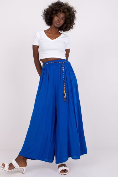 Spodnie Damskie Model TW-SP-BI-81733.14 Dark Blue - Och Bella — zdjęcie 3