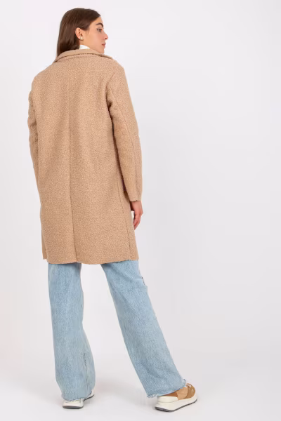 Płaszcz Damski Model TW-PL-BI-7372.18 Beige - Och Bella — zdjęcie 3