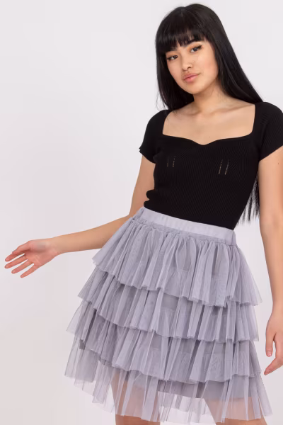 Spódnica Model TW-SD-BI-0517.84 Grey - Och Bella — zdjęcie 1