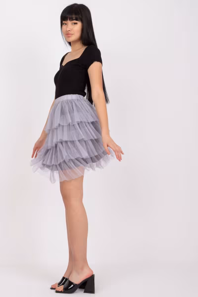 Spódnica Model TW-SD-BI-0517.84 Grey - Och Bella — zdjęcie 3