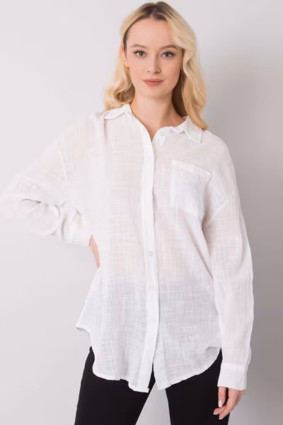 Koszula Damska Model TW-KS-BI-26698.50 White - Och Bella — zdjęcie 1