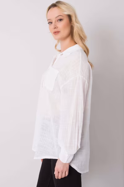 Koszula Damska Model TW-KS-BI-26698.50 White - Och Bella — zdjęcie 2