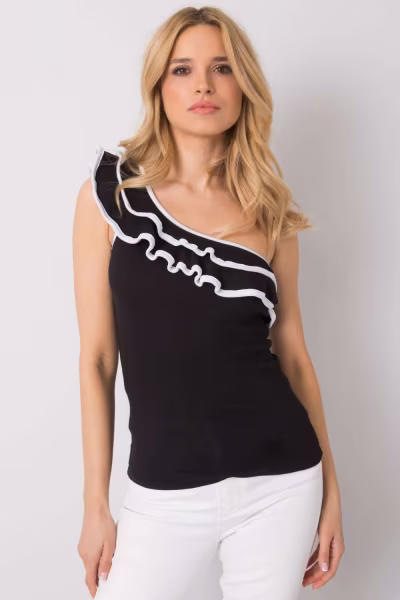 Koszulka Top Model TW-TP-OB018.08 Black - Och Bella — zdjęcie 1