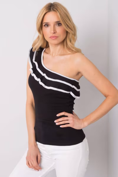 Koszulka Top Model TW-TP-OB018.08 Black - Och Bella — zdjęcie 2