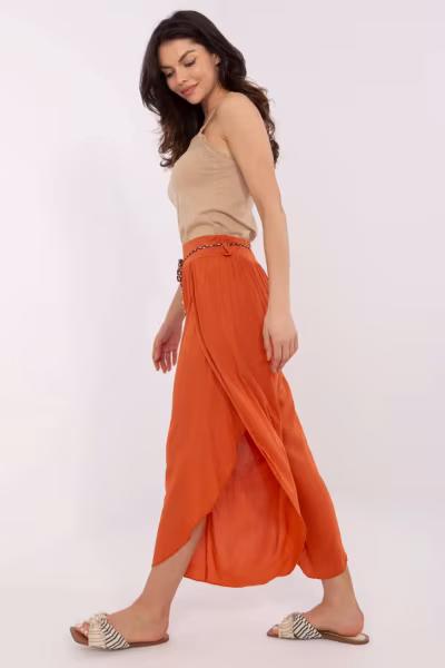 Spodnie Damskie Model TW-SP-BI-81378.24P Dark Orange - Och Bella — zdjęcie 2