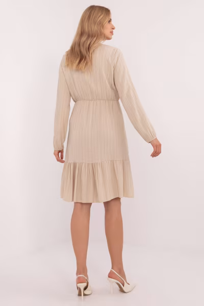 Sukienka Model TW-SK-BI-CB3331.88 Beige - Och Bella — zdjęcie 3
