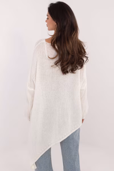 Sweter Damski Model TW-SW-BI-1925.85 Ecru - Och Bella — zdjęcie 3