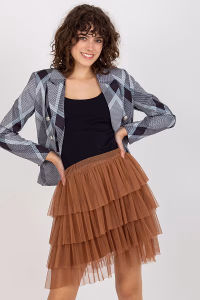 Spódnica Model TW-SD-BI-0517.84 Light Brown - Och Bella — zdjęcie 1