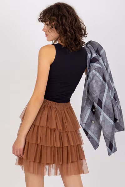 Spódnica Model TW-SD-BI-0517.84 Light Brown - Och Bella — zdjęcie 3