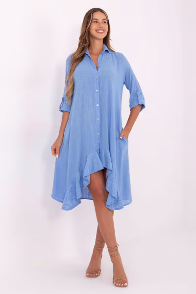 Sukienka Model TW-SK-BI-2021399.54 Blue - Och Bella — zdjęcie 1