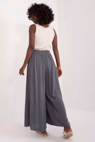 Spodnie Damskie Model TW-SP-BI-81733.14 Dark Grey - Och Bella — zdjęcie 3