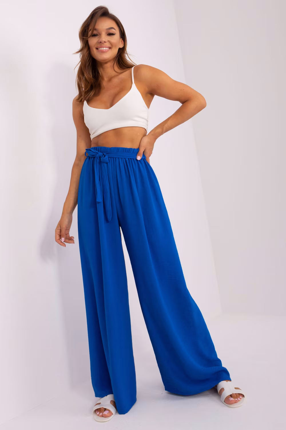 Spodnie Damskie Model TW-SP-BI-2086.24P Cobalt - Och Bella