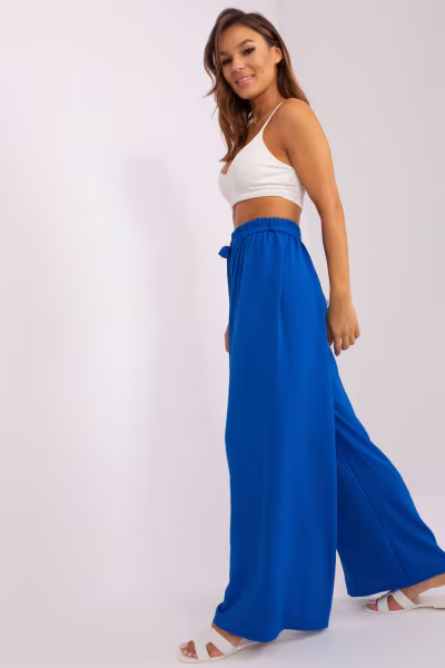 Spodnie Damskie Model TW-SP-BI-2086.24P Cobalt - Och Bella — zdjęcie 2