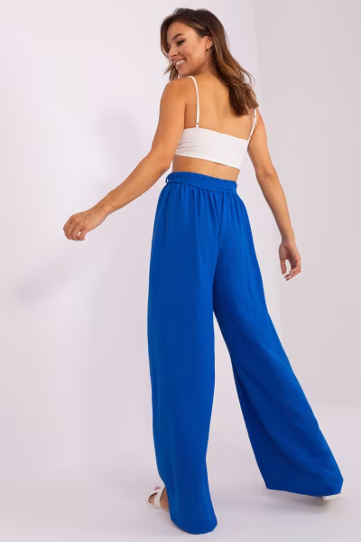 Spodnie Damskie Model TW-SP-BI-2086.24P Cobalt - Och Bella — zdjęcie 3