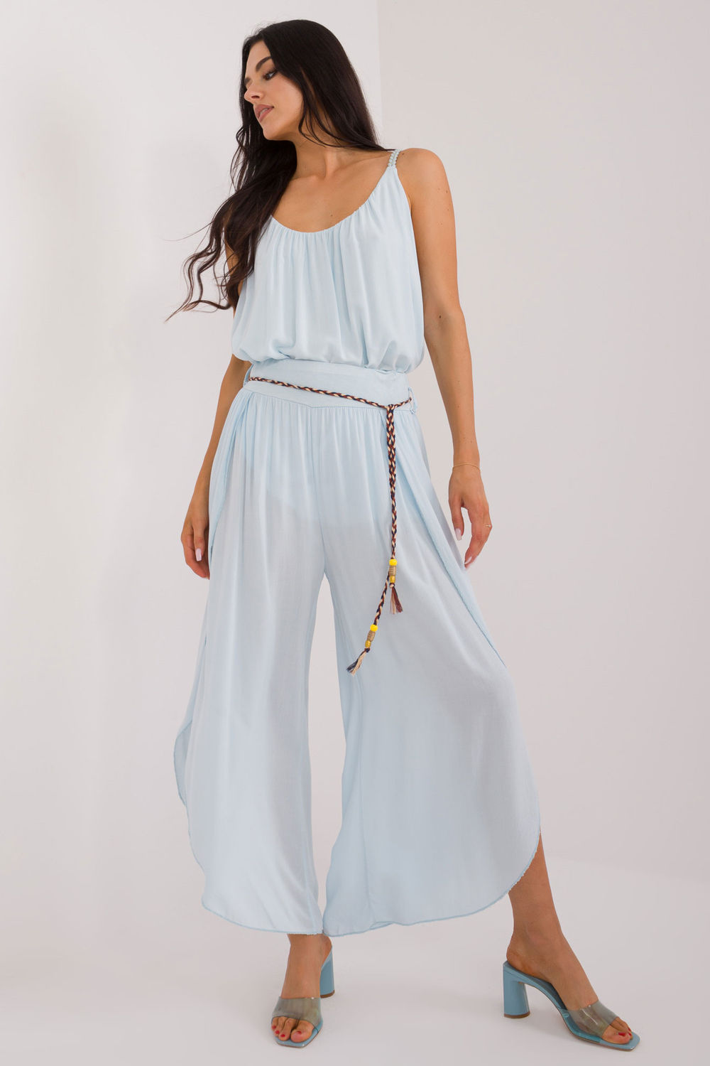 Spodnie Damskie Model TW-SP-BI-81378.24P Błękit - Och Bella