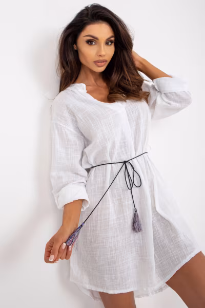 Sukienka Model TW-SK-BI-2021977.00 White - Och Bella — zdjęcie 1