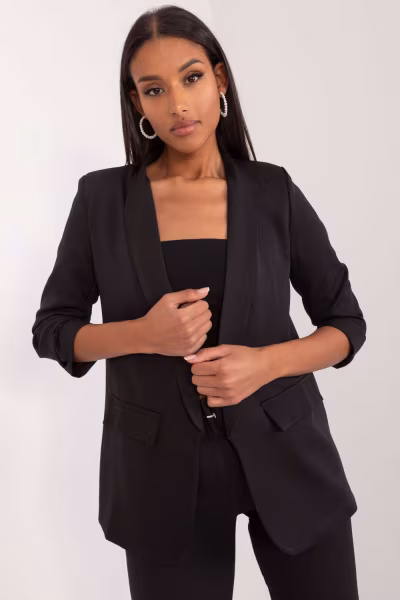 Marynarka Model TW-ZT-BI-24155a.01X Black - Och Bella — zdjęcie 1