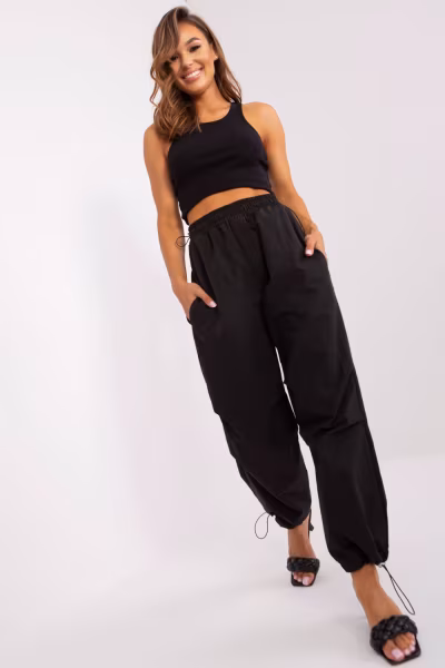 Spodnie Damskie Model TW-SP-OB056.86P Black - Och Bella — zdjęcie 1