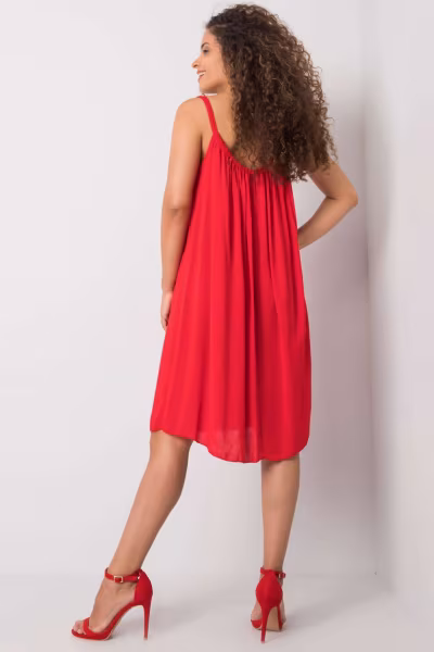 Sukienka Model TW-SK-BI-81541.31 Red - Och Bella — zdjęcie 3