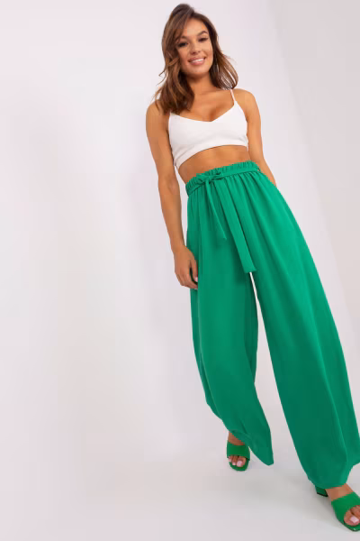Spodnie Damskie Model TW-SP-BI-2086.24P Green - Och Bella — zdjęcie 1