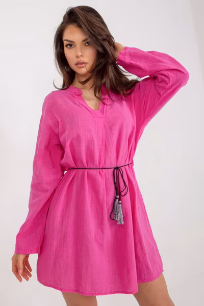 Sukienka Model TW-SK-BI-2021977.00 Dark Pink - Och Bella — zdjęcie 1
