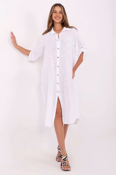 Sukienka Model TW-SK-BI-24135.81 White - Och Bella — zdjęcie 1