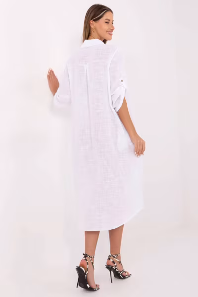 Sukienka Model TW-SK-BI-24135.81 White - Och Bella — zdjęcie 3