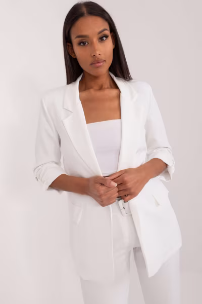 Marynarka Model TW-ZT-BI-27192.44P White - Och Bella — zdjęcie 1