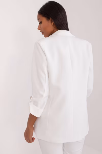 Marynarka Model TW-ZT-BI-27192.44P White - Och Bella — zdjęcie 3