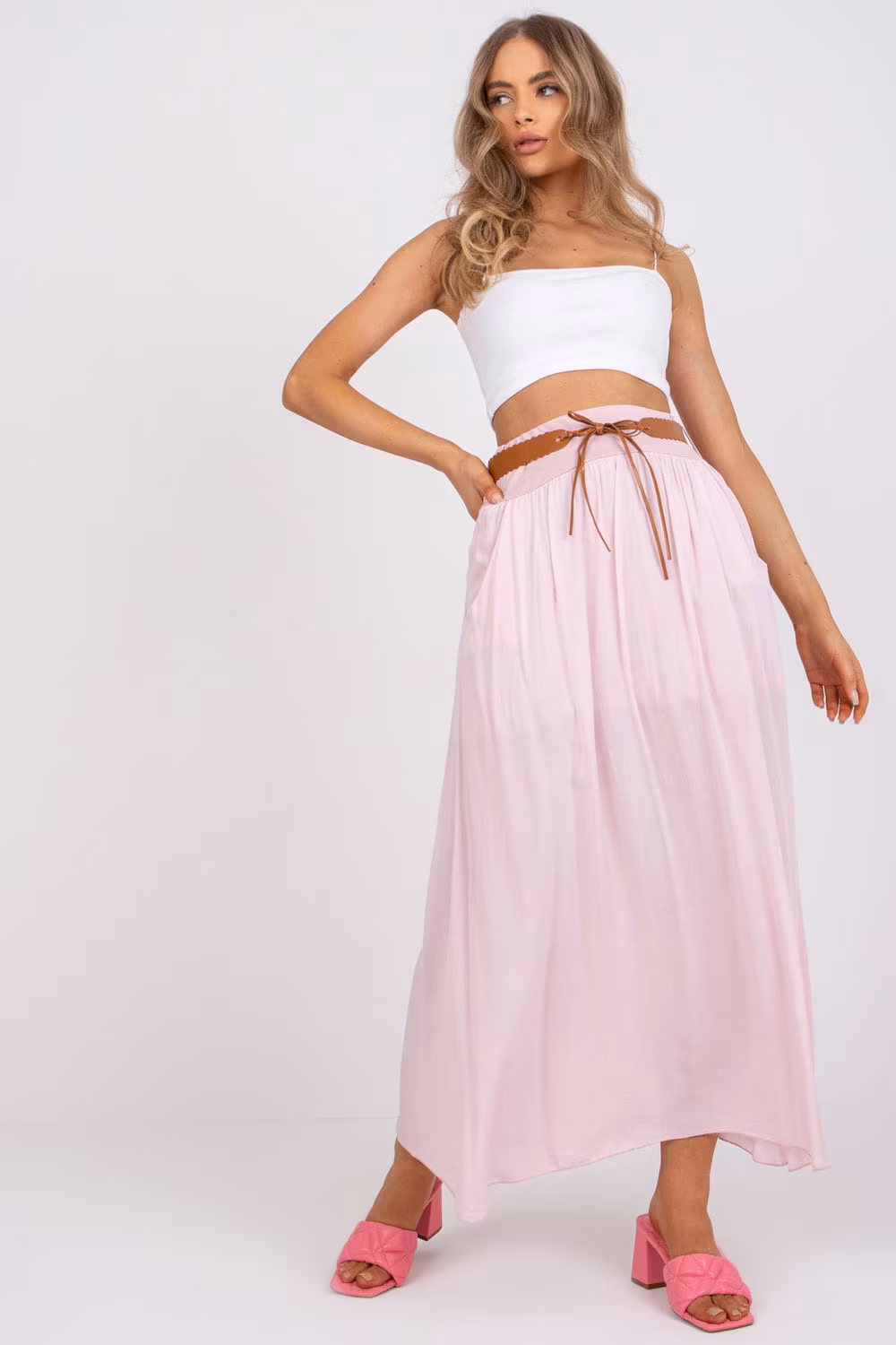 Spódnica Model TW-SD-BI-1283.49 Light Pink - Och Bella