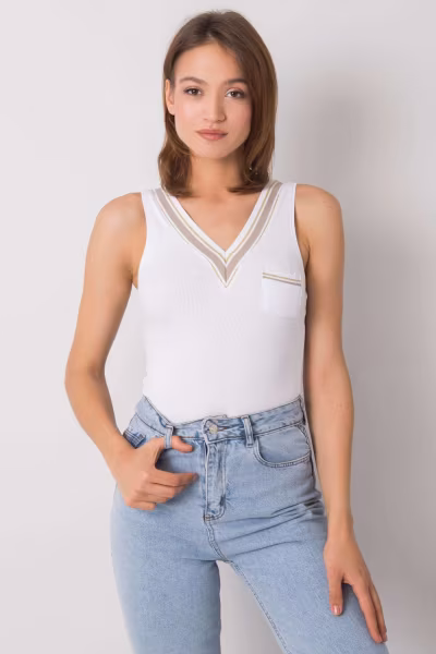 Koszulka Top Model TW-TP-OB015A.78 White - Och Bella — zdjęcie 1
