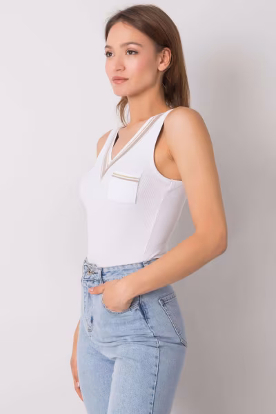 Koszulka Top Model TW-TP-OB015A.78 White - Och Bella — zdjęcie 2