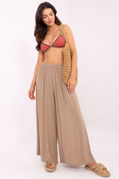 Spodnie Damskie Model TW-SP-BI-82353.39 Brown - Och Bella — zdjęcie 3
