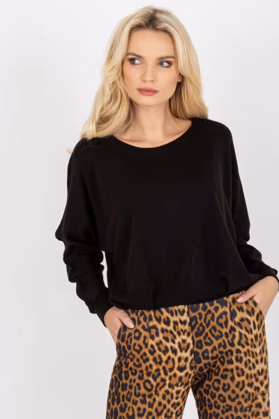 Sweter Damski Model TW-BZ-BE-M327.29 Black - Och Bella — zdjęcie 1