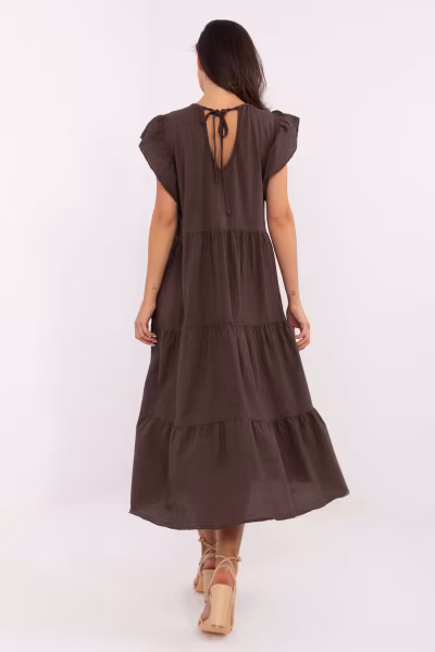 Sukienka Model TW-SK-BI-6-2172.96 Dark Brown - Och Bella — zdjęcie 3