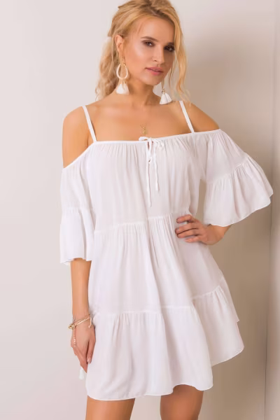 Sukienka Model TW-SK-BI-80840.20 White - Och Bella — zdjęcie 2
