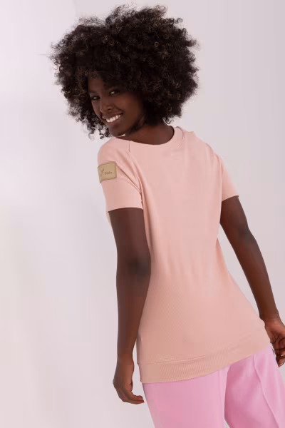 Bluzka Model TW-BZ-OB058.42P Light Pink - Och Bella — zdjęcie 2