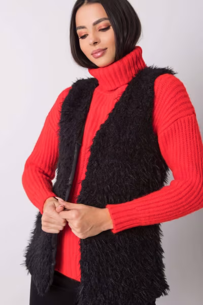 Kamizelka Model TW-KZ-1402.10P Black - Och Bella — zdjęcie 2