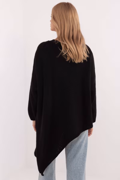 Sweter Damski Model TW-SW-BI-1925.85 Black - Och Bella — zdjęcie 3